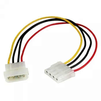 Cable de extensión de alimentación LP4 StarTech.com de 12 in - M/H, Molex (4 pines), Molex (4 pines), 0,304 m, conector macho, conector hembra, recto