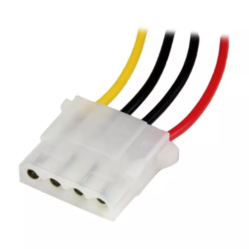 Cable de extensión de alimentación LP4 StarTech.com de 12 in - M/H, Molex (4 pines), Molex (4 pines), 0,304 m, conector macho, conector hembra, recto