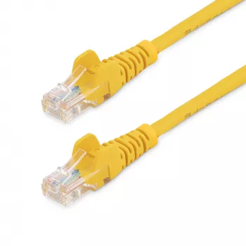 Cable de parcheado Cat5e StarTech.com con conectores RJ45 sin enganches – 2 m, Amarillo