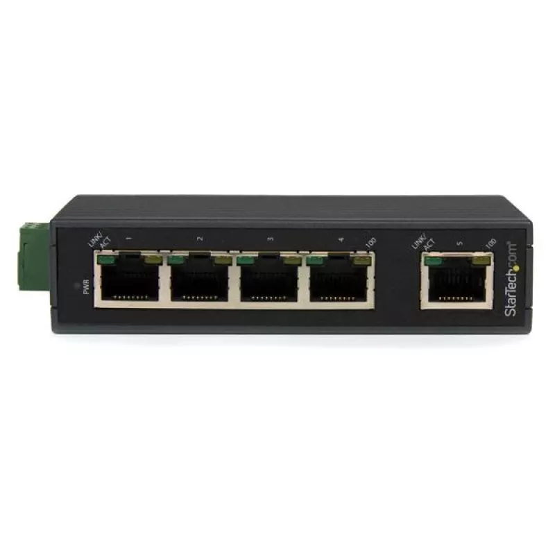 Switch Ethernet industrial StarTech.com de 5 puertos – Montaje en carril DIN
