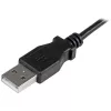 Cable de carga y sincronización Micro-USB StarTech.com M/M - Micro-USB en ángulo - 30/24 AWG - 1 m (3 ft)
