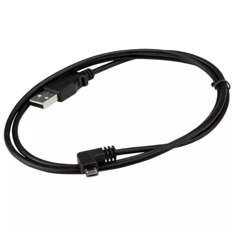 Cable de carga y sincronización Micro-USB StarTech.com M/M - Micro-USB en ángulo - 30/24 AWG - 1 m (3 ft)