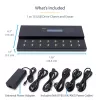 StarTech.com Duplicador y borrador autónomo de memorias USB 1 a 15, copiadora múltiple de unidades flash USB, copia de sistema, archivos y unidad completa a 1,5 GB/min, borrado simple y de 3 pasadas, pantalla LCD – TAA