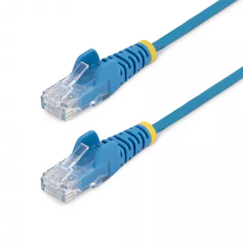 Cable CAT6 StarTech.com de 1,5 m – fino – conectores RJ45 sin enganches – Azul