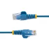 Cable CAT6 StarTech.com de 1,5 m – fino – conectores RJ45 sin enganches – Azul