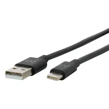 Mobilis 020013 Energia cable USB-A a USB-C, 1 m, negro