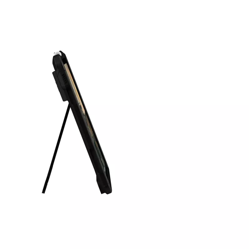 Urban Armor Gear 12339HB14040 Scout funda resistente con correa de mano y soporte para iPad de 10,9 pulgadas (10.ª generación, 2022), 27,7 cm, TPU, negra