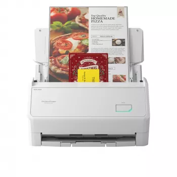 Escáner de documentos ADF Ricoh ScanSnap iX2400 — A4, 600 x 600 DPI, 45 ppm, ADF de 100 hojas, Dual CIS, Blanco