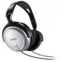 Philips SHP2500/10 auriculares de TV con cable circumaurales, 9 - 23000 Hz, 32 ohmios, cable de 6 m, conector jack de 3,5/6,3 mm, negro/plata