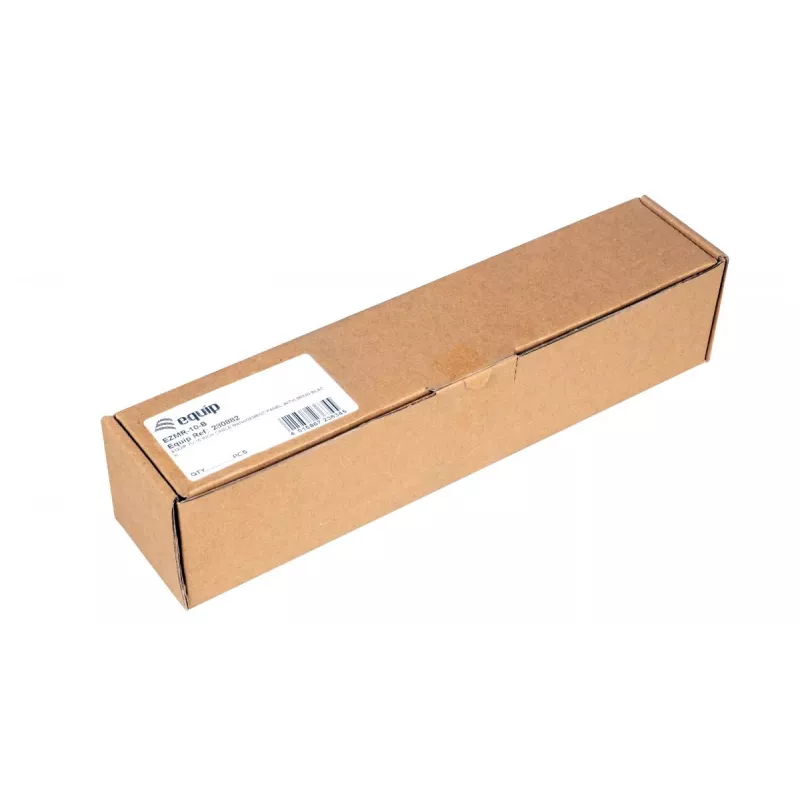 Anillo para cables EQUIP EZMR-10-B — metal, negro, accesorio para rack, 1 ud., 174 g