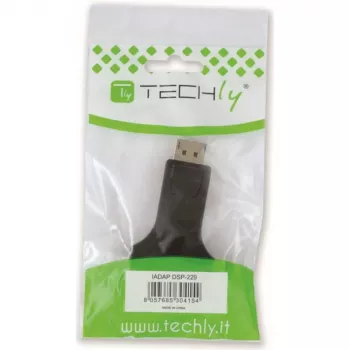 Techly adaptador DisplayPort DP macho a DVI-I 24 + 5 hembra IADAP DSP-229