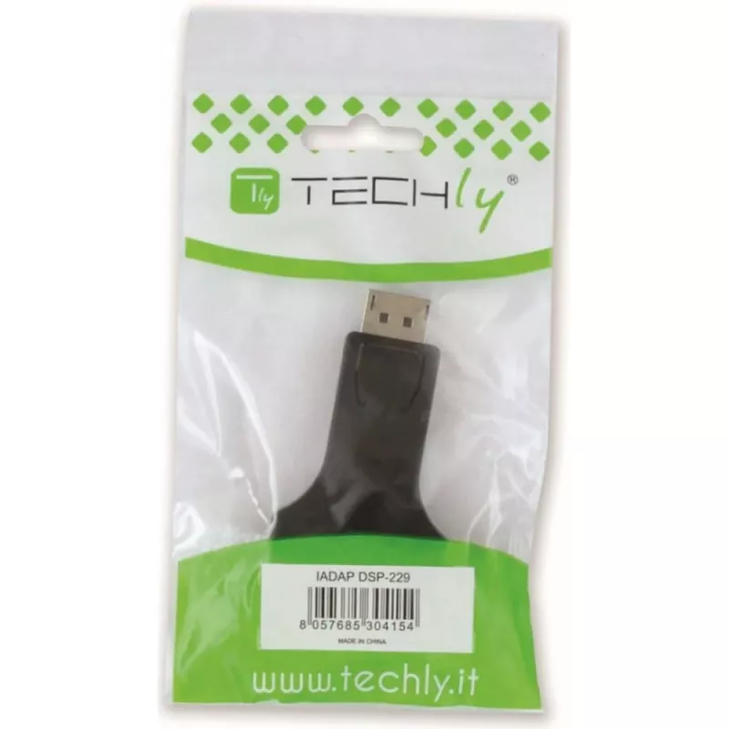 Techly adaptador DisplayPort DP macho a DVI-I 24 + 5 hembra IADAP DSP-229