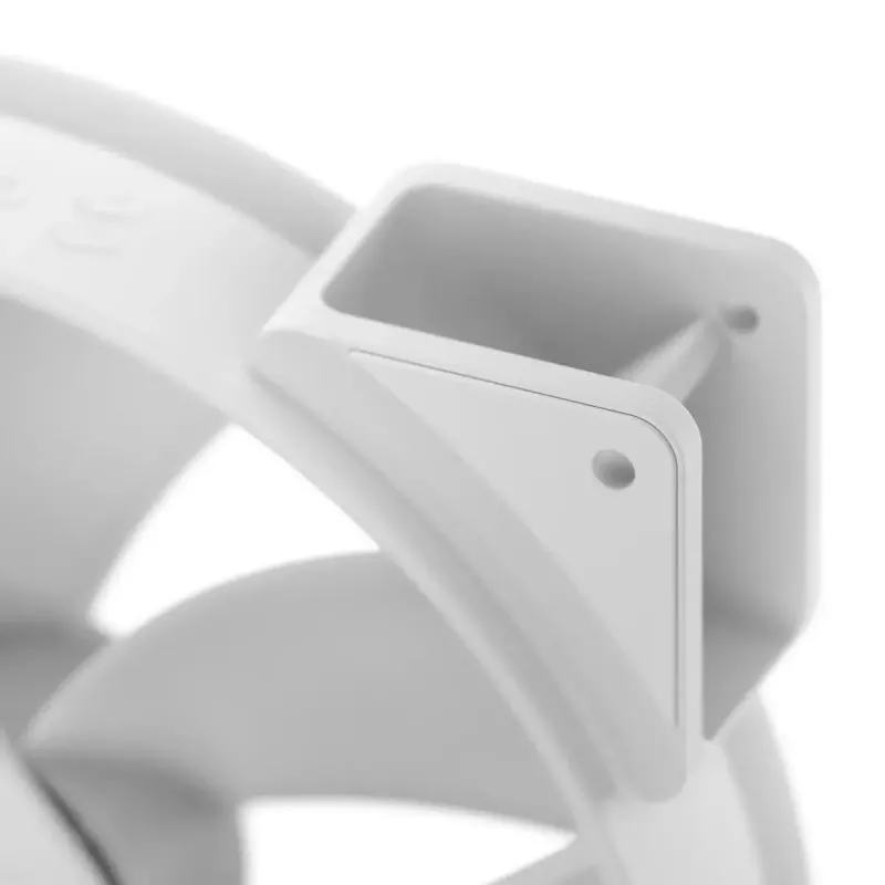Fractal Design Prisma AL-18 ARGB PWM ventilador de caja, 180 mm, blanco