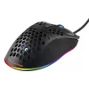 Ratón gaming Deltaco DM210 cable ultrafino RGB negro