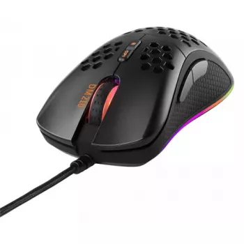 Ratón gaming Deltaco DM210 cable ultrafino RGB negro