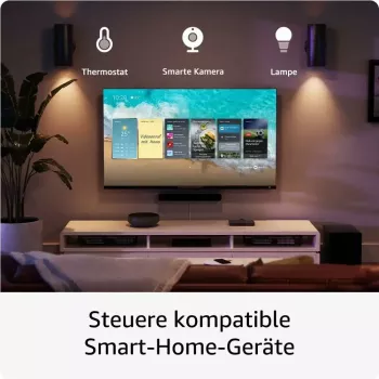 Dongle para Smart TV Amazon 4K Ultra HD USB, Wi‑Fi 6 (802.11ax), 3840×2160, alimentación por USB, negro