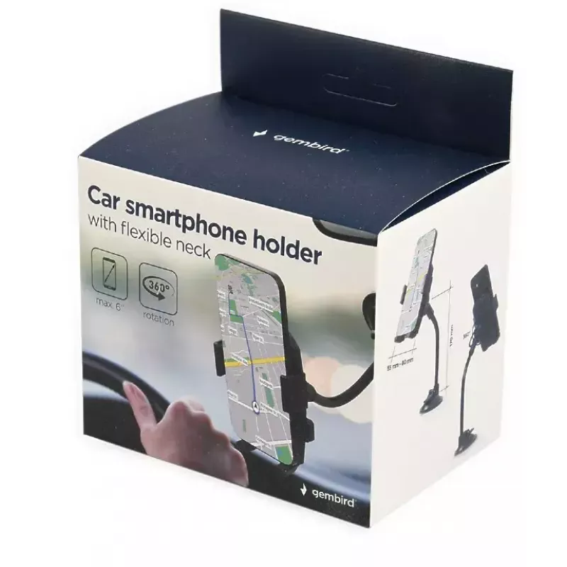 Soporte activo Gembird TA-CHW-04 Teléfono móvil Smartphone Negro