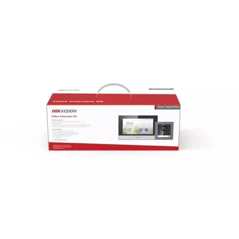 Videoportero Hikvision DS-KIS602 2 MP 7 pulgadas Negro Gris
