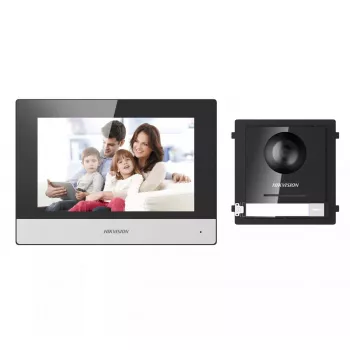 Videoportero Hikvision DS-KIS602 2 MP 7 pulgadas Negro Gris
