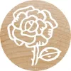 Sello redondo Colop 165226 Sello de madera 3 cm de diámetro