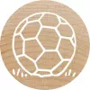 Sello redondo Colop 165226 Sello de madera 3 cm de diámetro