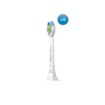 Cabezales de cepillo de repuesto Philips HX6066/87 Optimal White — pack de 6 uds.