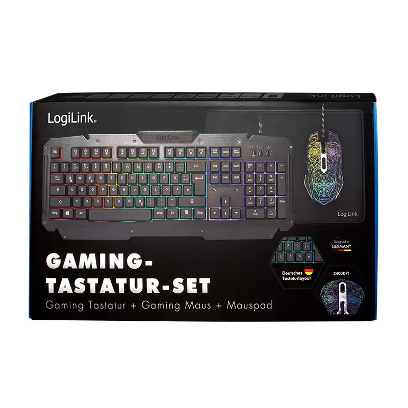 Teclado gaming con ratón LogiLink ID0185