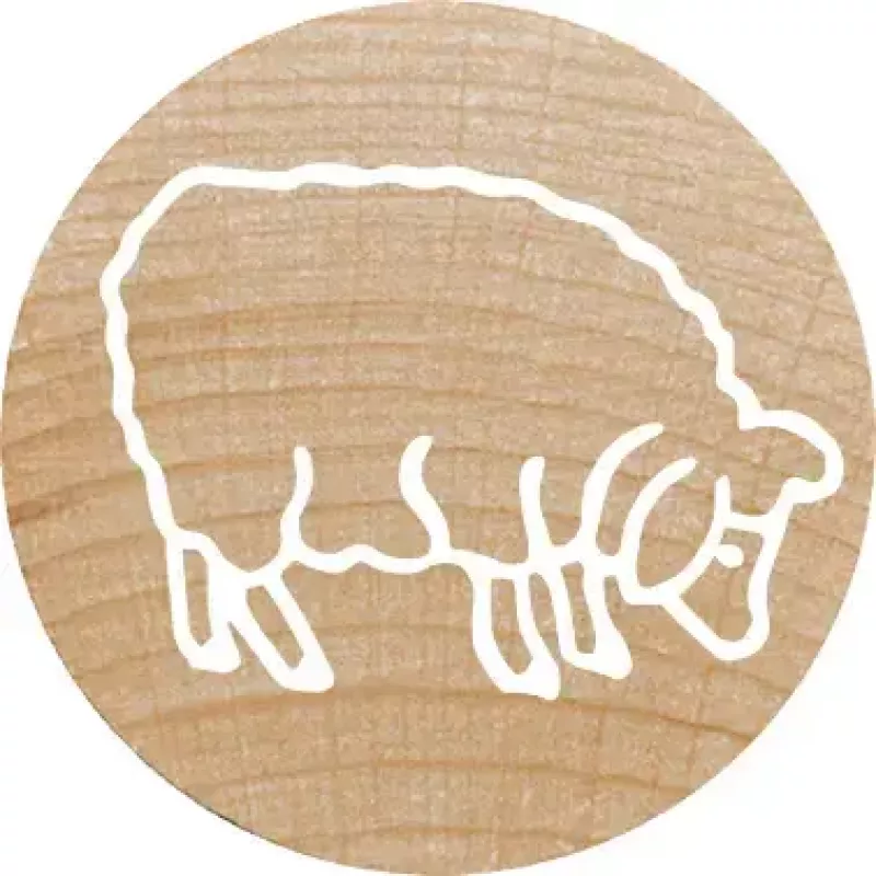 Sello redondo Colop 165225 goma madera 3 cm de diámetro