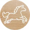 Sello redondo Colop 165225 goma madera 3 cm de diámetro