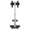 Techly soporte de suelo con bandeja TV LCD/LED/Plasma 37-70 pulgadas blanco