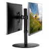 Techly ICA-LCD 402 soporte de monitor / pie 81,3 cm (32 pulgadas) sobremesa negro