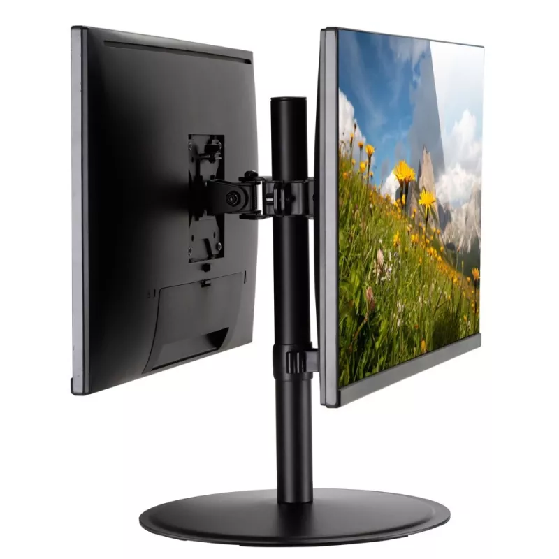 Techly ICA-LCD 402 soporte de monitor / pie 81,3 cm (32 pulgadas) sobremesa negro