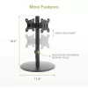 Techly ICA-LCD 402 soporte de monitor / pie 81,3 cm (32 pulgadas) sobremesa negro