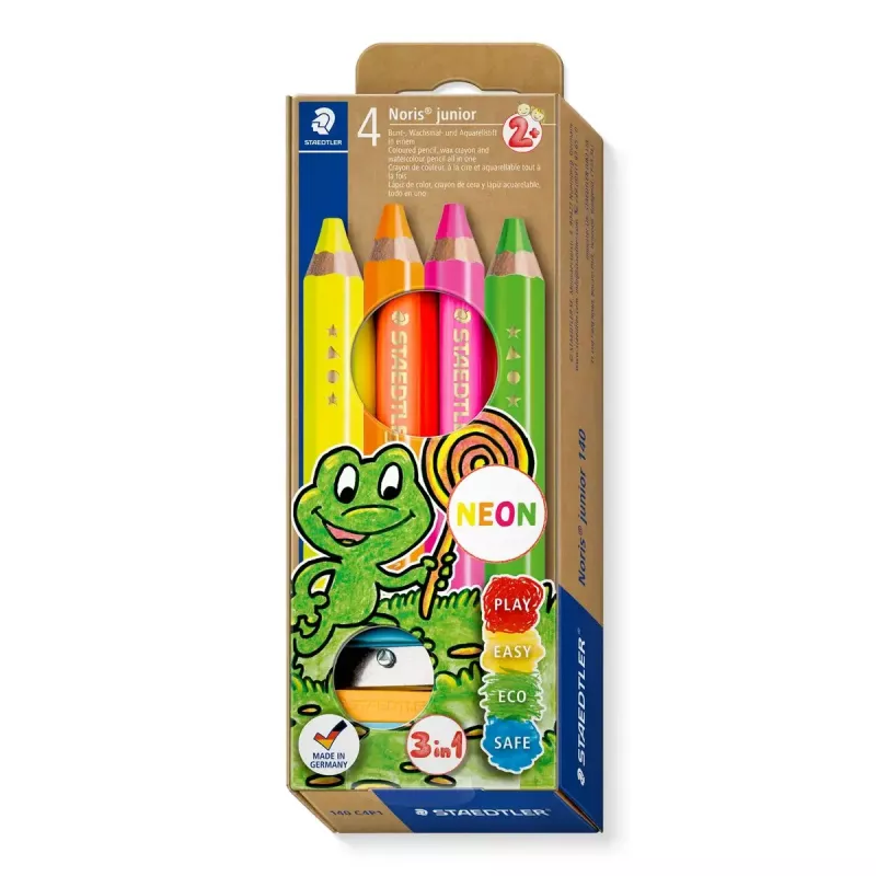 Staedtler Noris junior 3in1 140 C4P1 lápices de colores (4 uds.)