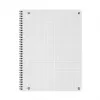 Cuaderno Oxford 400121610 A4+ 160 hojas negro gris