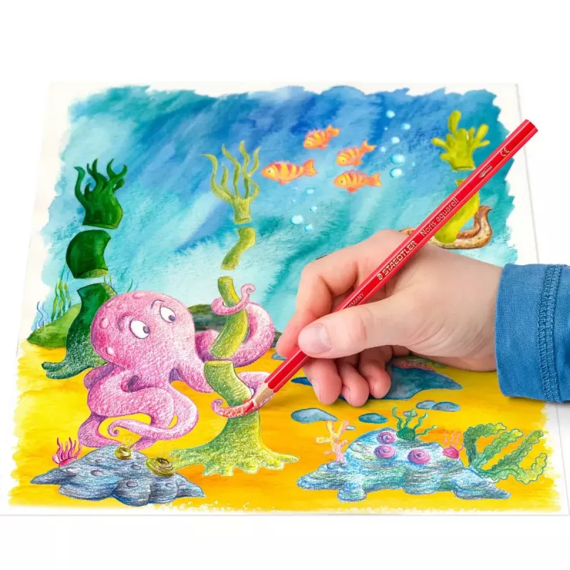 Lápiz acuarelable Staedtler Noris aquarell 144 10