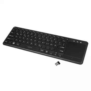 Teclado LogiLink ID0188 Home RF inalámbrico QWERTZ negro