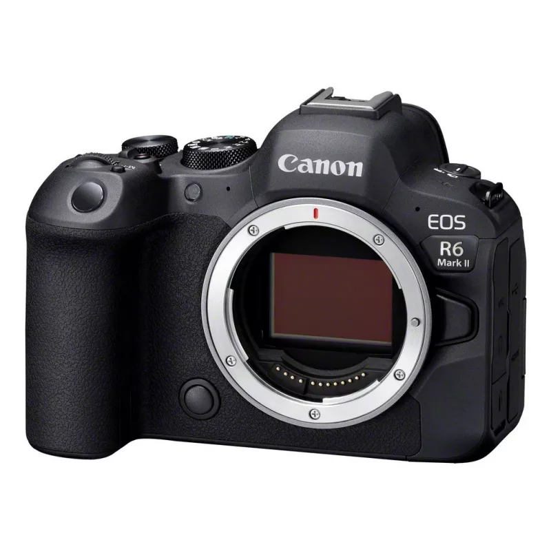 Canon EOS R6 Mark II 5666C004 cámara sin espejo (solo cuerpo MILC), 24,2 MP, CMOS, 6000 x 4000, 4K Ultra HD, pantalla táctil de 3 pulgadas, Wi-Fi, obturador 1/8000 s, negra