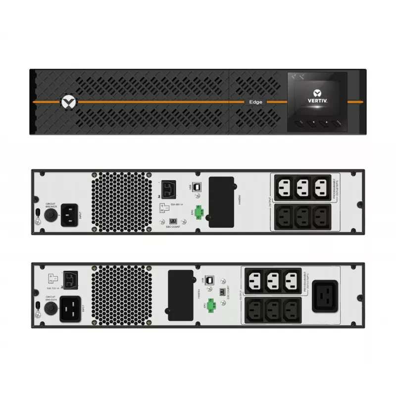Sistema de alimentación ininterrumpida (SAI) Vertiv Liebert Edge - 3000VA 2700W 230V 2U Line-Interactive AVR Torre/Montaje en rack