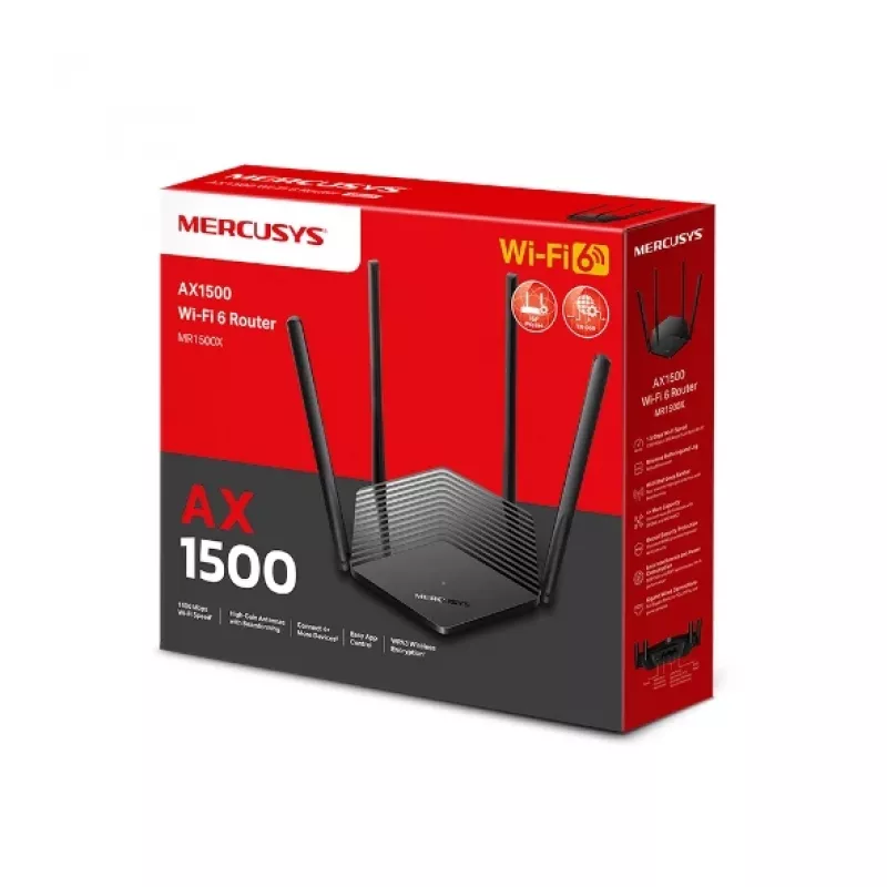 Router Wi-Fi TP-Link MR1500X Gigabit Ethernet Banda dual (2,4 GHz / 5 GHz) Negro