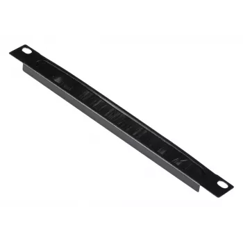 Panel de gestión de cables EQUIP EZMB-10-B, metal, negro, accesorio 1HE