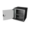Panel de gestión de cables EQUIP EZMB-10-B, metal, negro, accesorio 1HE