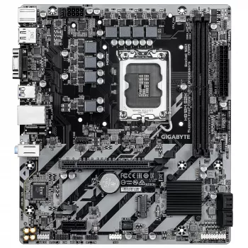 Placa base GIGABYTE H810M S2H - CPU Intel Core Ultra (Serie 2), VRM de 4+1+2 fases, hasta 6400MHz DDR5, 1xPCIe 4.0 M.2, 1GbE LAN, USB 3.2 Gen 1