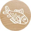 Sello Colop 165224 redondo goma madera 3 cm
