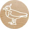 Sello Colop 165224 redondo goma madera 3 cm