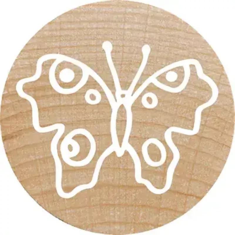 Sello Colop 165224 redondo goma madera 3 cm