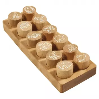 Sello Colop Colop 165224 redondo goma madera 3 cm