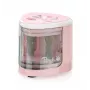 Peach PO102 Sacapuntas eléctrico Rosa, Blanco