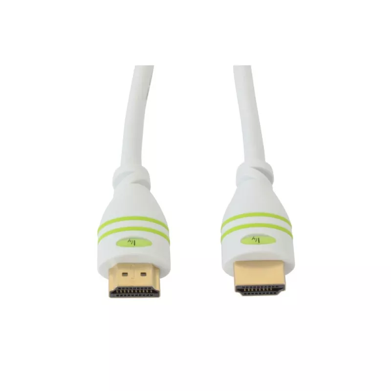 Techly cable HDMI High Speed con Ethernet A/A M/M de 2 m blanco ICOC HDMI-4-020WH
