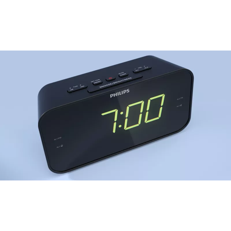 Philips TAR3306/12 despertador digital negro